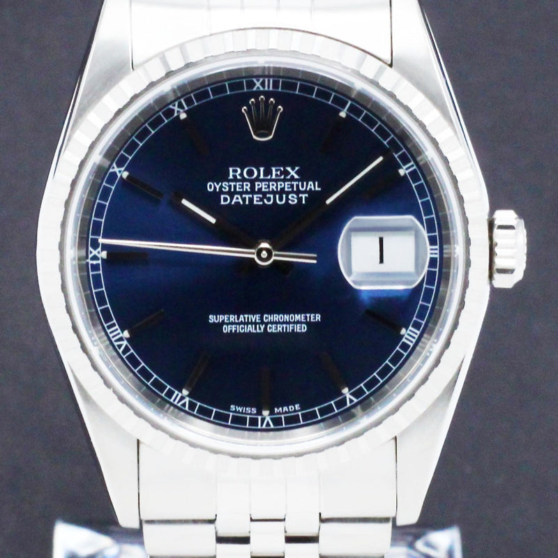 Rolex Datejust 16220 - 2000 - Rolex horloge - Rolex kopen - Rolex heren horloge - Trophies Watches