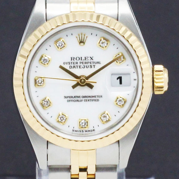 Rolex Lady-Datejust 69173 - 1997 - Rolex horloge - Rolex kopen - Rolex dames horloge - Trophies Watches