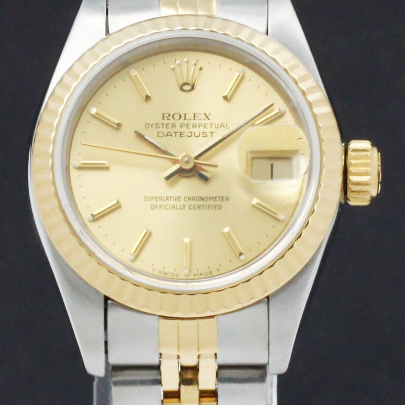 Rolex Lady-Datejust 69173 - 1991 - Rolex horloge - Rolex kopen - Rolex dames horloge - Trophies Watches