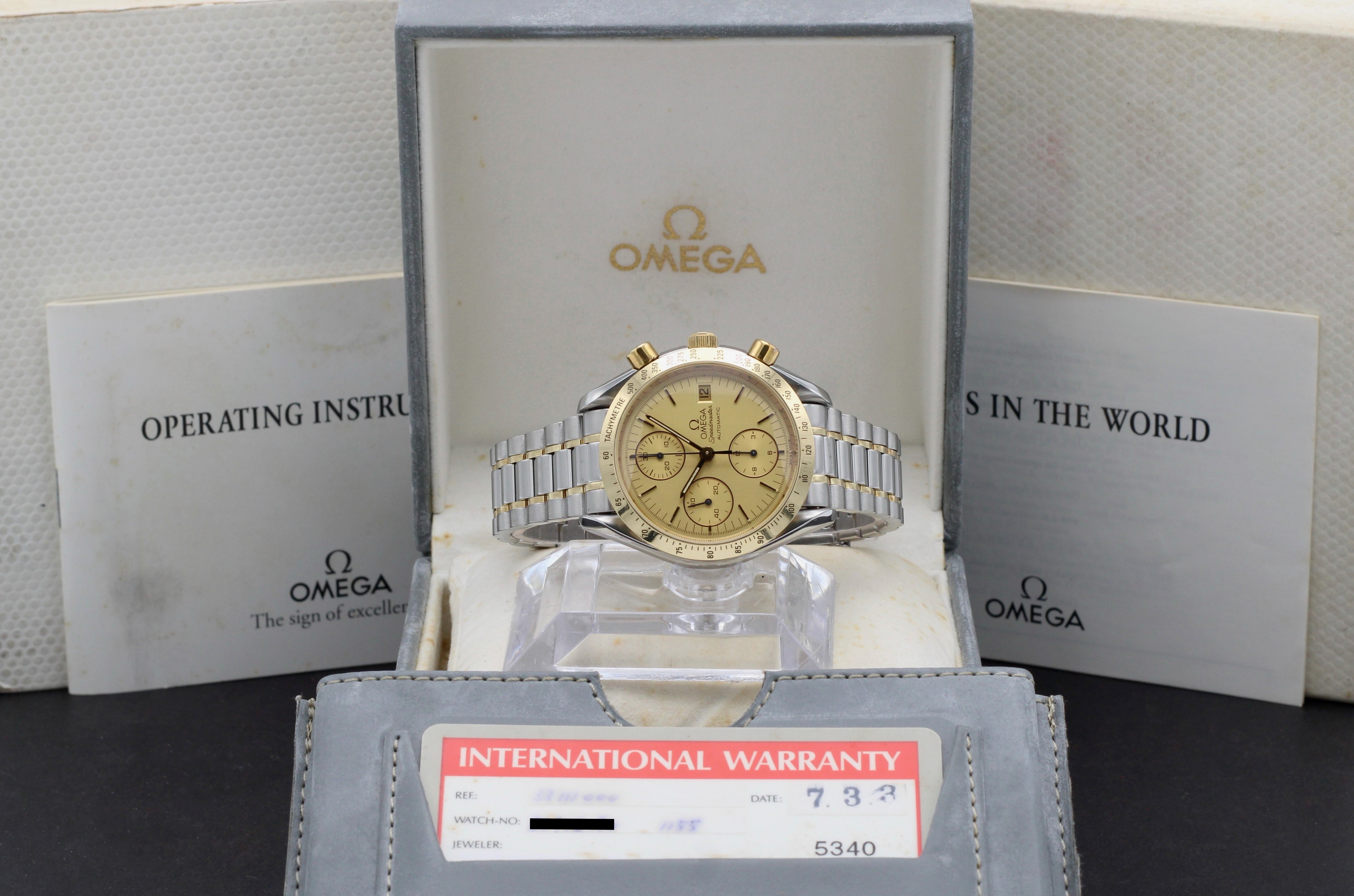 Omega Speedmaster Date 3311.10.00 - 1997 - Omega horloge - Omega kopen - Omega heren horloge - Trophies Watches