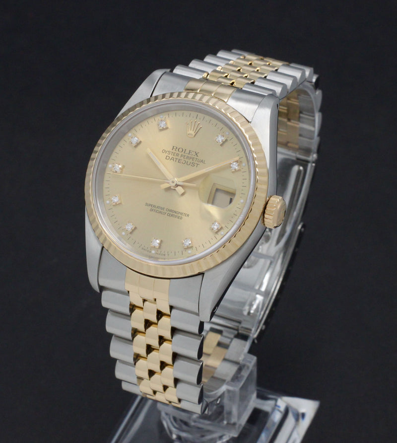 Rolex Datejust 16233G - 1994 - Rolex horloge - Rolex kopen - Rolex heren horloge - Trophies Watches