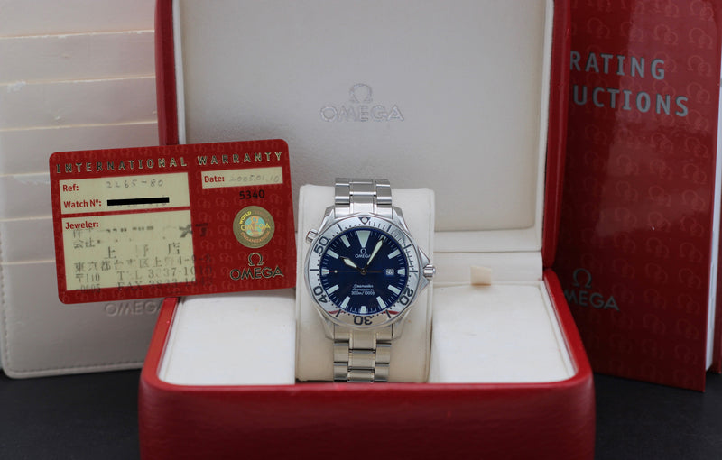 Omega Seamaster Diver 300 M 2265.80.00 - 2005 - Omega horloge - Omega kopen - Omega heren horloge - Trophies Watches