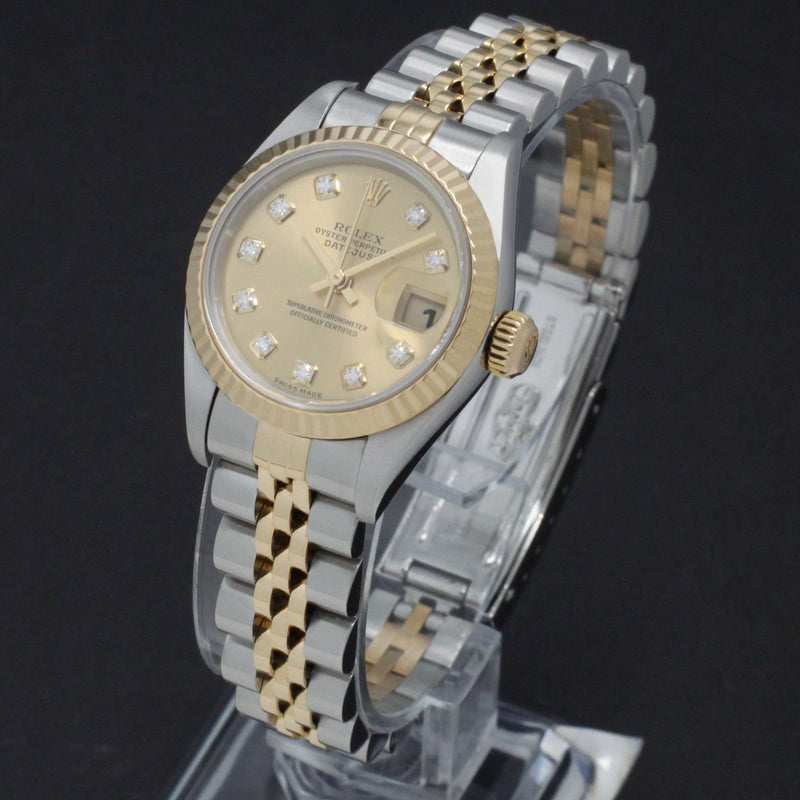 Rolex Lady-Datejust 79173G - 2002 - Rolex horloge - Rolex kopen - Rolex dames horloge - Trophies Watches