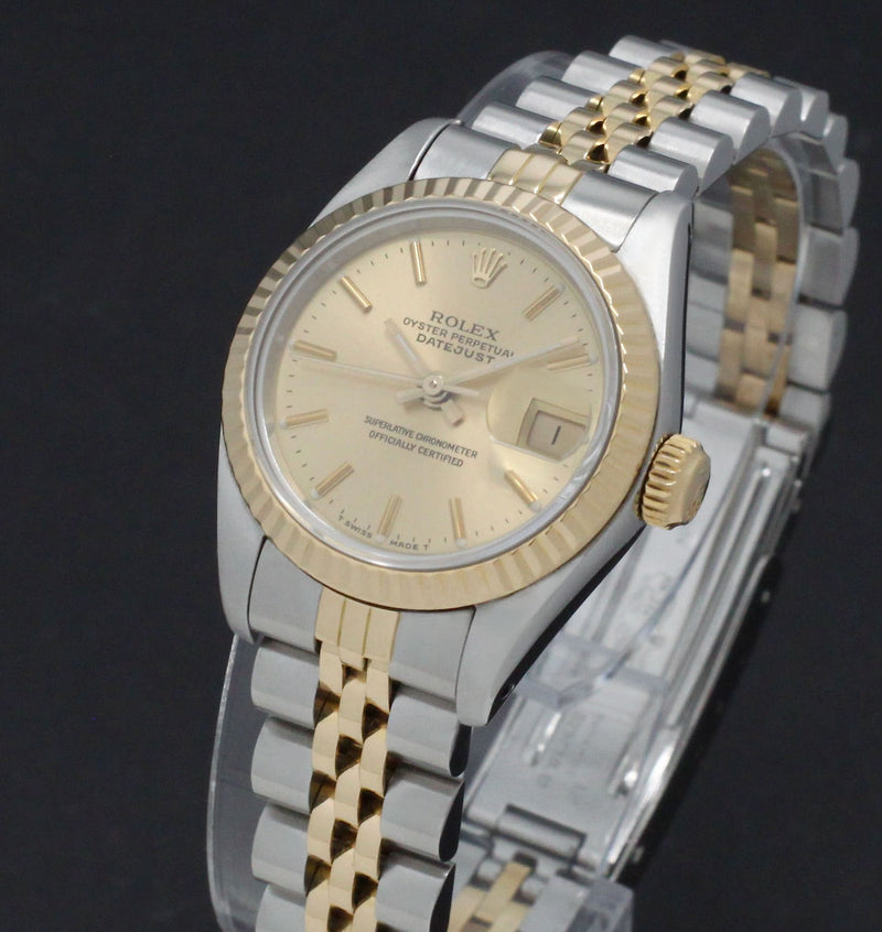 Rolex Lady-Datejust 69173 - 1988 - Rolex horloge - Rolex kopen - Rolex dames horloge - Trophies Watches