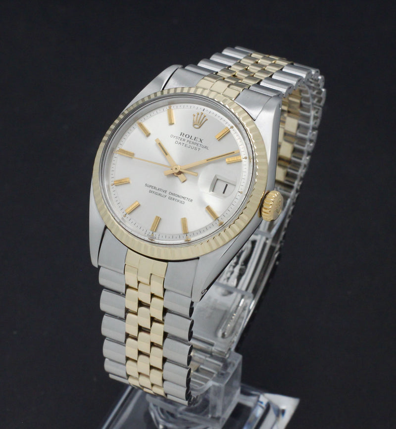 Rolex Datejust 1601 - 1972 - goud/staal - two/tone - Rolex horloge - Rolex kopen - Rolex heren horloge - Trophies Watches