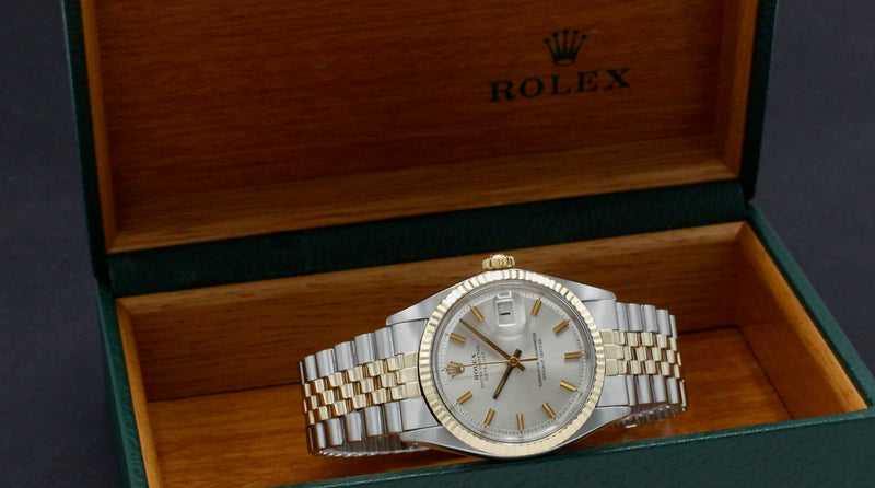 Rolex Datejust 1601 - 1972 - goud/staal - two/tone - Rolex horloge - Rolex kopen - Rolex heren horloge - Trophies Watches