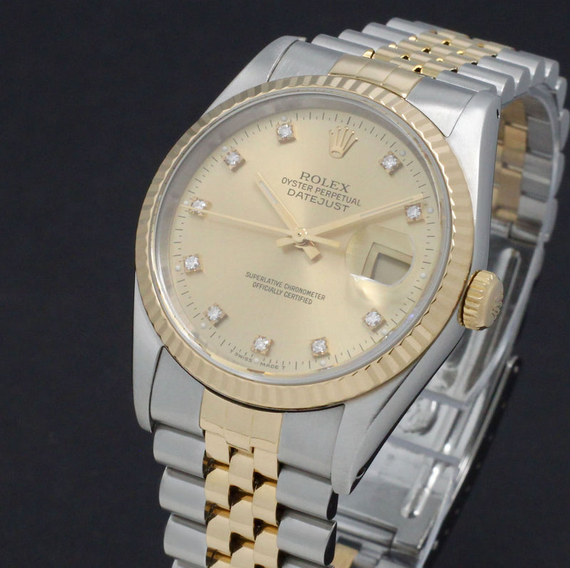 Rolex Datejust 16233G - 1991 - Rolex horloge - Rolex kopen - Rolex heren horloge - Trophies Watches