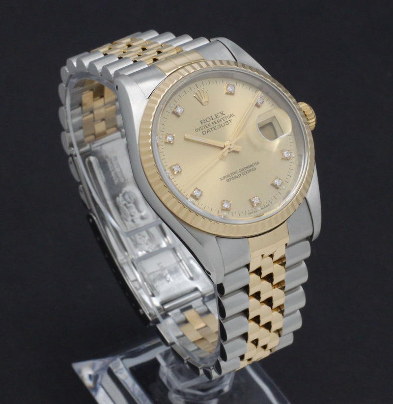 Rolex Datejust 16233G - 1991 - Rolex horloge - Rolex kopen - Rolex heren horloge - Trophies Watches