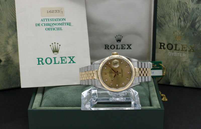 Rolex Datejust 16233G - 1991 - Rolex horloge - Rolex kopen - Rolex heren horloge - Trophies Watches