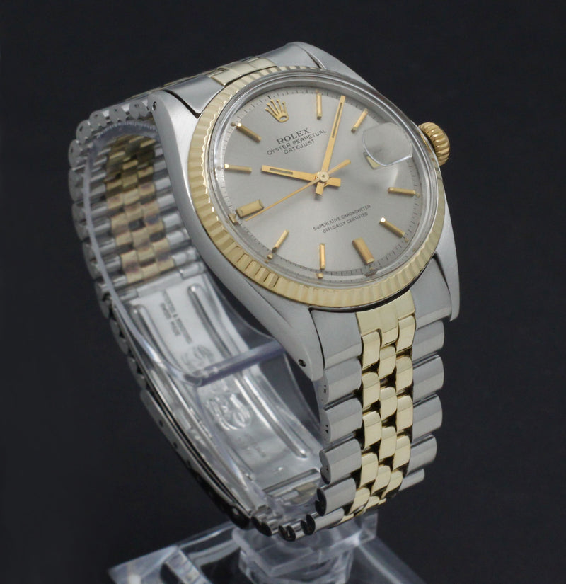 Rolex Datejust 1601 - 1969 - goud/staal - two/tone - Rolex horloge - Rolex kopen - Rolex heren horloge - Trophies Watches