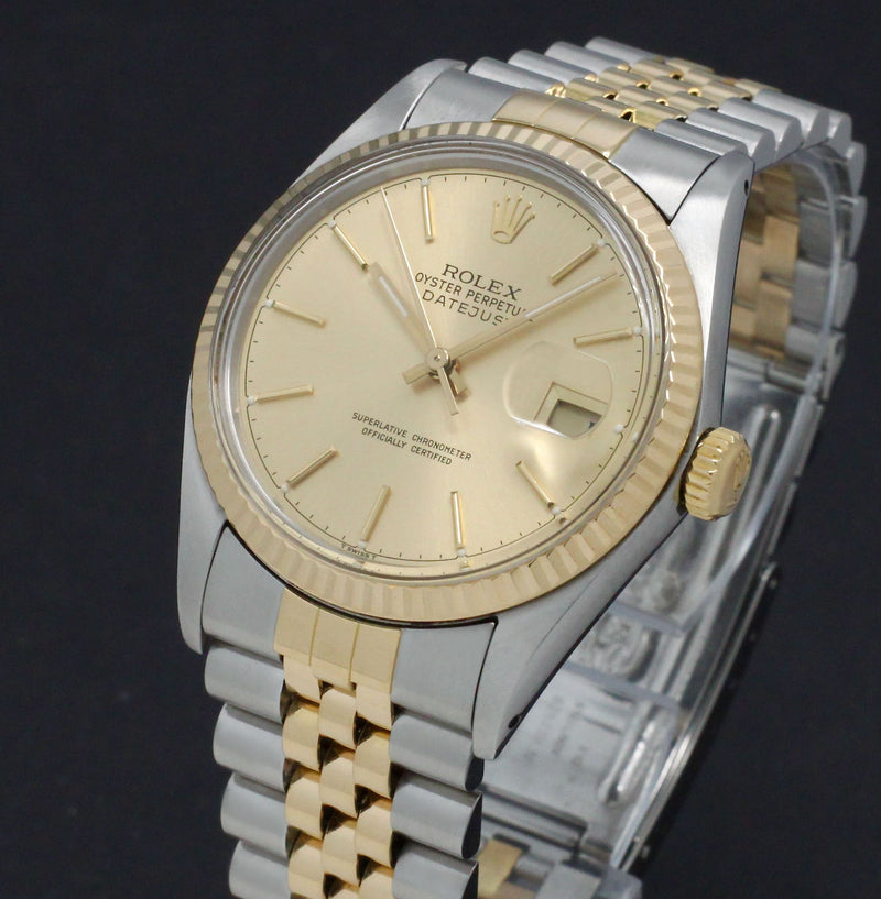 Rolex Datejust 16013 - 1987 - Rolex horloge - Rolex kopen - Rolex heren horloge - Trophies Watches