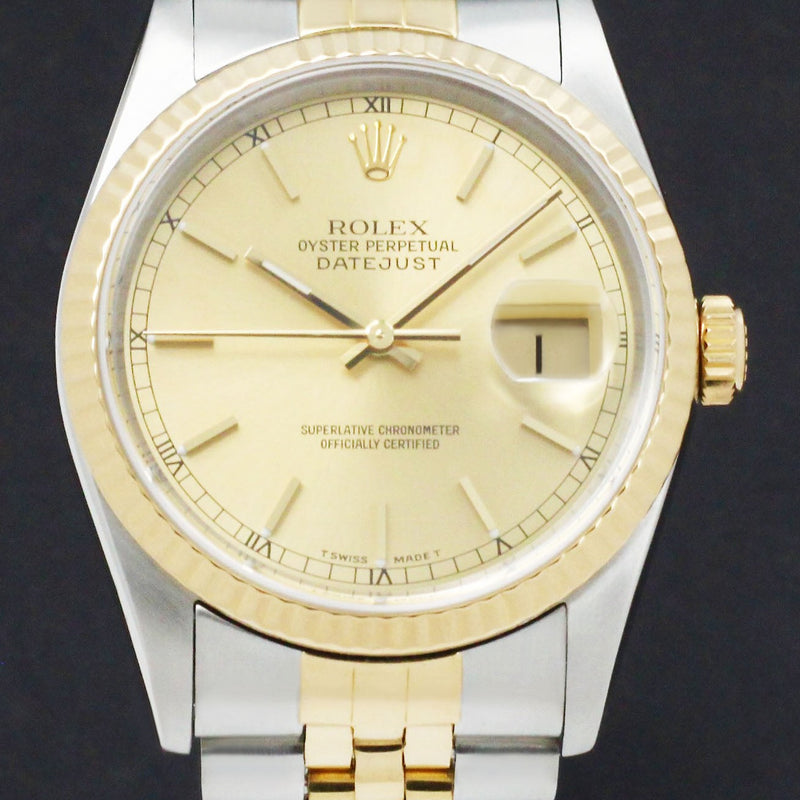 Rolex Datejust 16233 - 1992 - Rolex horloge - Rolex kopen - Rolex heren horloge - Trophies Watches