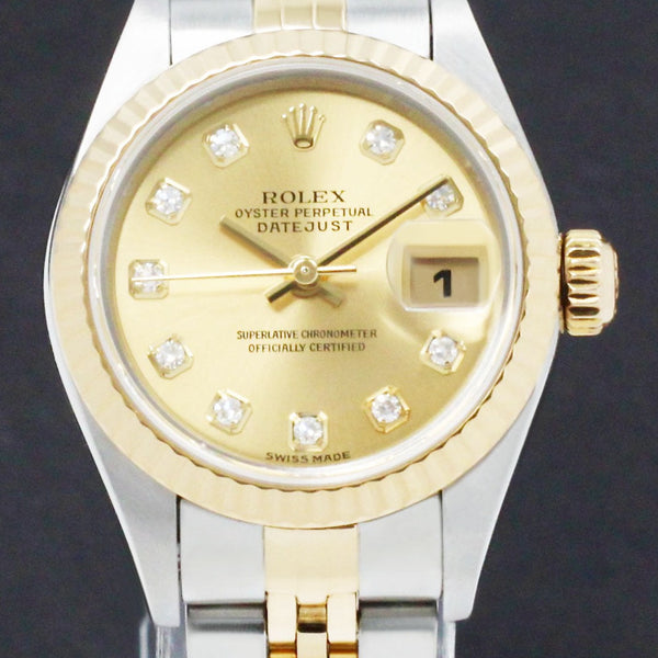 Rolex Lady-Datejust 79173G - 2002 - Rolex horloge - Rolex kopen - Rolex dames horloge - Trophies Watches