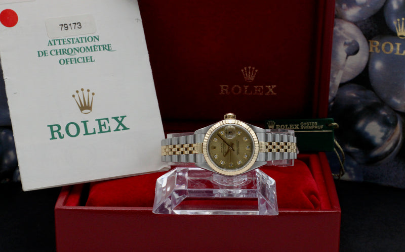 Rolex Lady-Datejust 79173G - 2001 - Rolex horloge - Rolex kopen - Rolex dames horloge - Trophies Watches