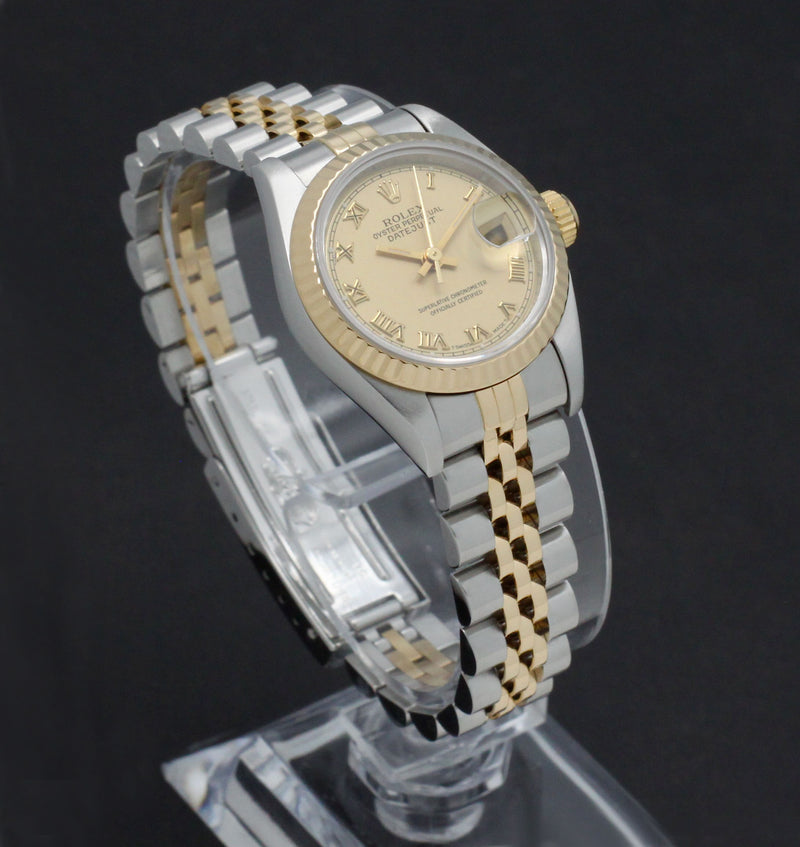 Rolex Lady-Datejust 69173 - 1997 - Rolex horloge - Rolex kopen - Rolex dames horloge - Trophies Watches