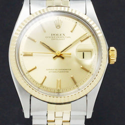 Rolex Datejust 1601 - 1969 - goud/staal - two/tone - Rolex horloge - Rolex kopen - Rolex heren horloge - Trophies Watches