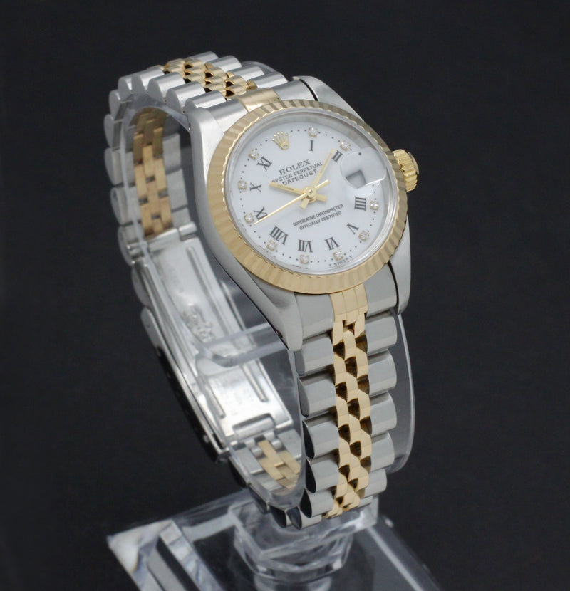 Rolex Lady-Datejust 69173G - 1991 - Rolex horloge - Rolex kopen - Rolex dames horloge - Trophies Watches