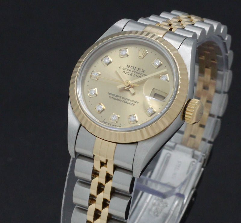 Rolex Lady-Datejust 69173G - 1996 - Rolex horloge - Rolex kopen - Rolex dames horloge - Trophies Watches