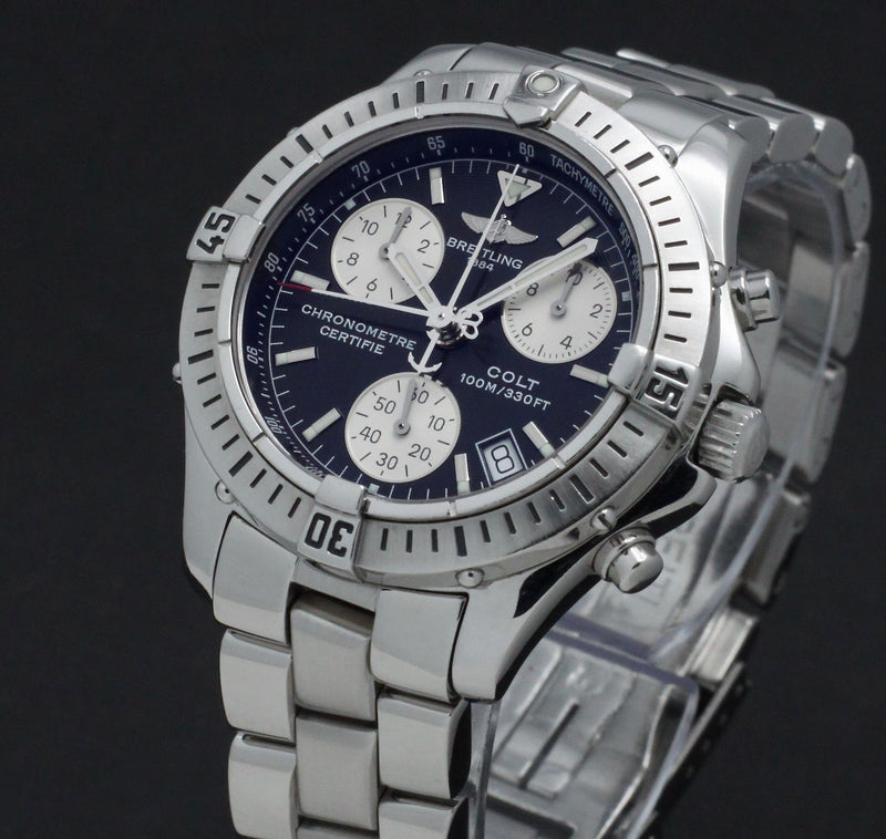 Breitling Colt Chronograph A73350 - 2004 - Breitling horloge - Breitling kopen - Breitling heren horloge - Trophies Watches