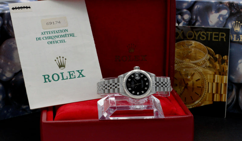 Rolex Oyster Perpetual Lady Datejust 69174G - 1994 - Rolex horloge - Rolex kopen - Rolex dames horloge - Trophies Watches