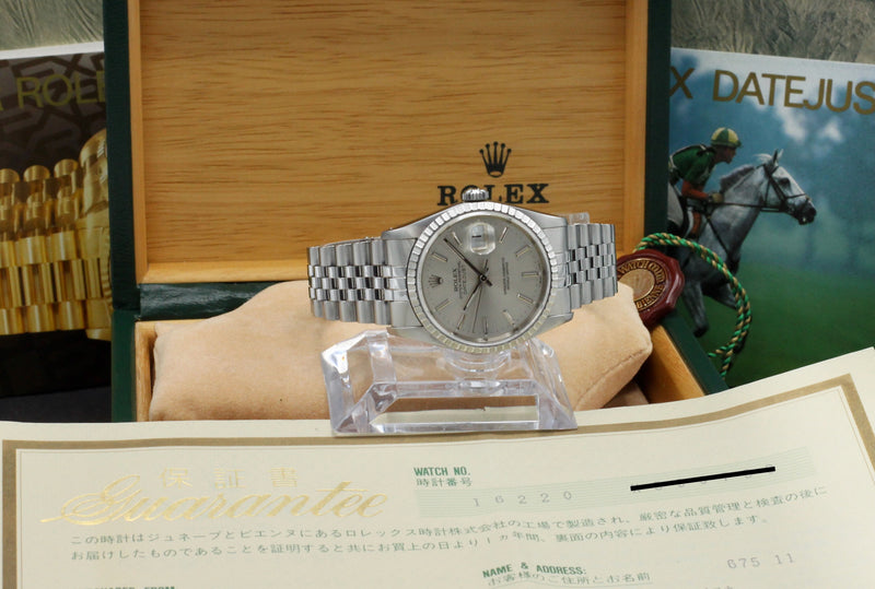 Rolex Datejust 16220 - 1994 - Rolex horloge - Rolex kopen - Rolex heren horloge - Trophies Watches