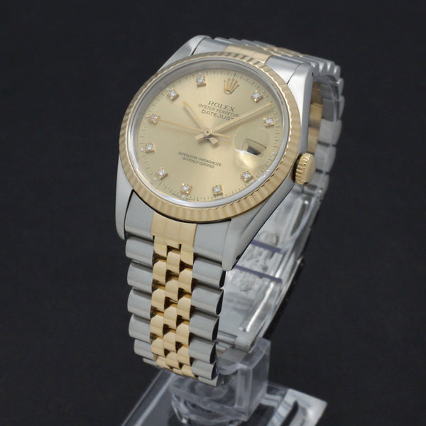 Rolex Datejust 16233G - 1990 - Rolex horloge - Rolex kopen - Rolex heren horloge - Trophies Watches