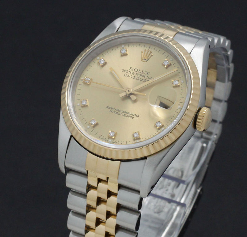 Rolex Datejust 16233G - 1990 - Rolex horloge - Rolex kopen - Rolex heren horloge - Trophies Watches