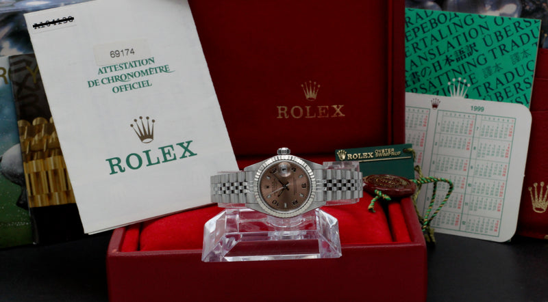 Rolex Oyster Perpetual Lady Datejust 69174 - 1999 - Rolex horloge - Rolex kopen - Rolex dames horloge - Trophies Watches