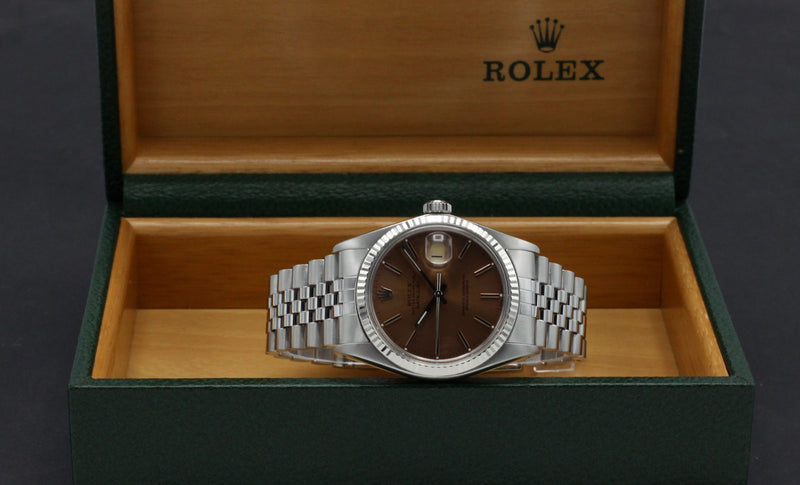 Rolex Datejust 16014 Ghost dial - 1984 - Rolex horloge - Rolex kopen - Rolex heren horloge - Trophies Watches