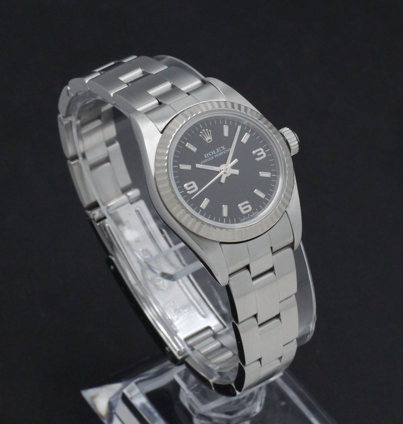 Rolex Oyster Perpetual 76094 - 2000 - Rolex horloge - Rolex kopen - Rolex dames horloge - Trophies Watches