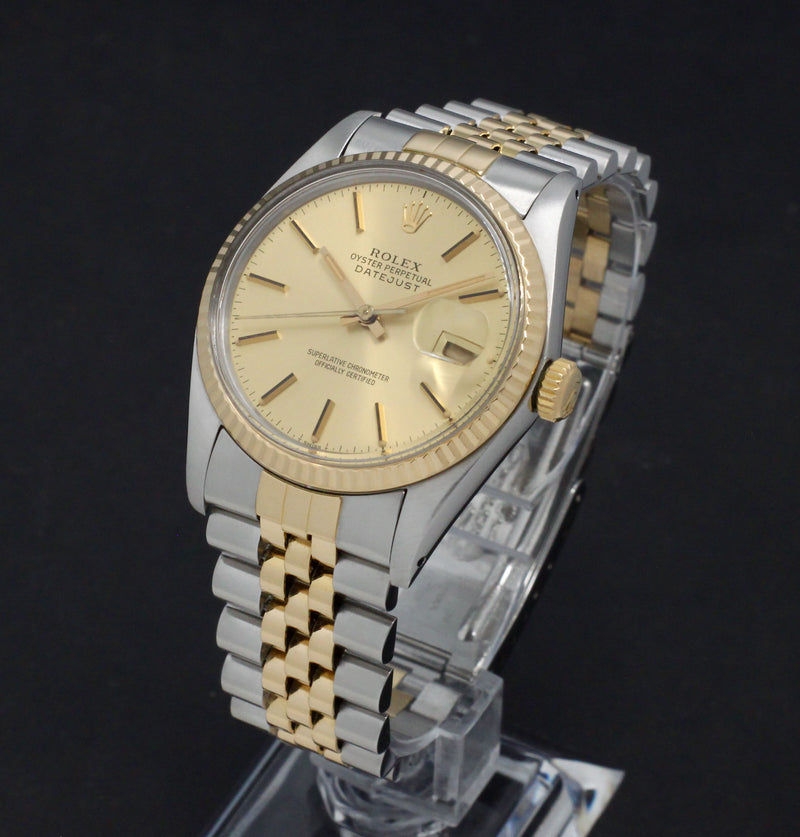 Rolex Datejust 16013 - 1984 - Rolex horloge - Rolex kopen - Rolex heren horloge - Trophies Watches