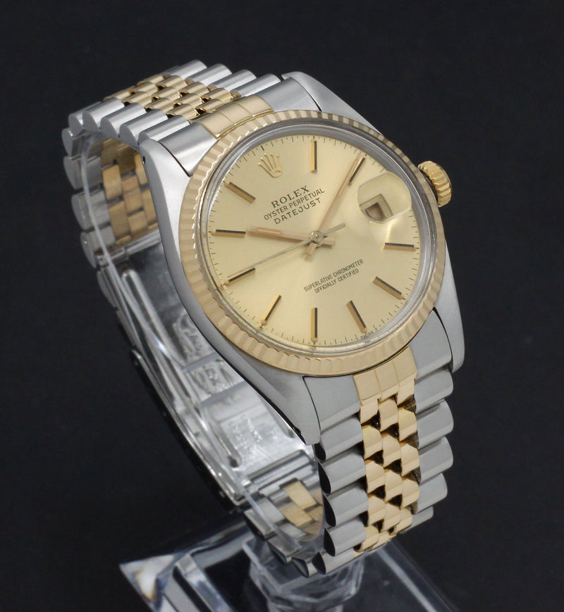 Rolex Datejust 16013 - 1984 - Rolex horloge - Rolex kopen - Rolex heren horloge - Trophies Watches