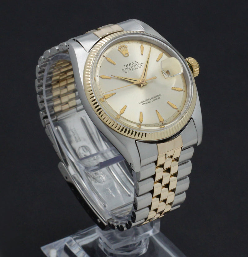 Rolex Datejust 1601 - 1961 - goud/staal - two/tone - Rolex horloge - Rolex kopen - Rolex heren horloge - Trophies Watches