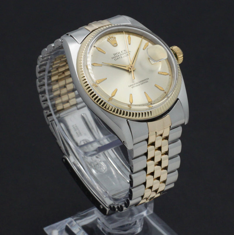 Rolex Datejust 1601 - 1961 - goud/staal - two/tone - Rolex horloge - Rolex kopen - Rolex heren horloge - Trophies Watches