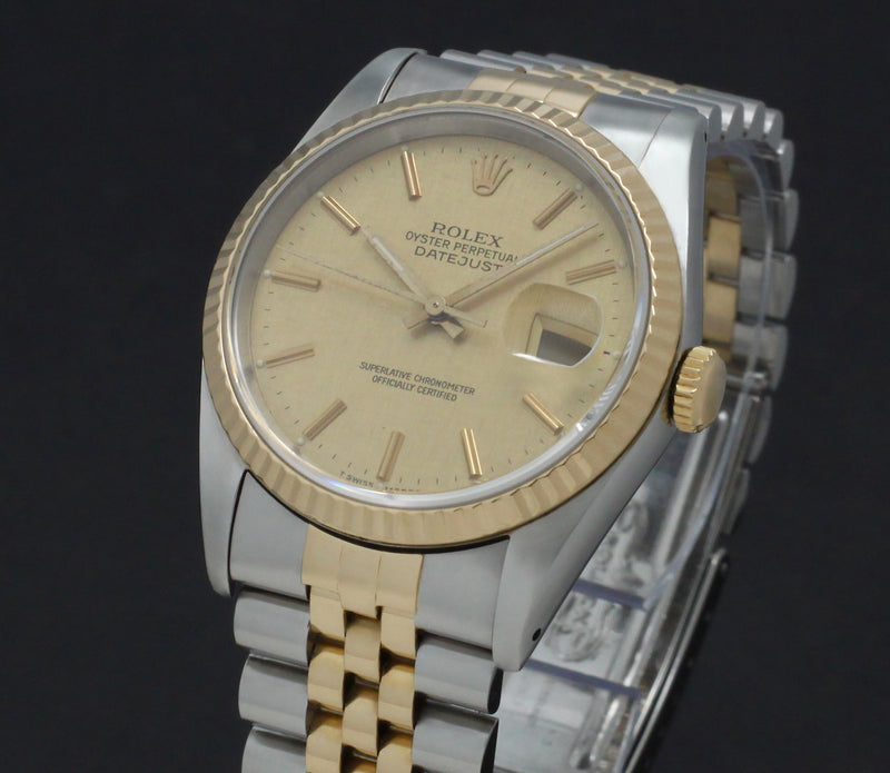 Rolex Datejust 16233 - 1989 - Rolex horloge - Rolex kopen - Rolex heren horloge - Trophies Watches