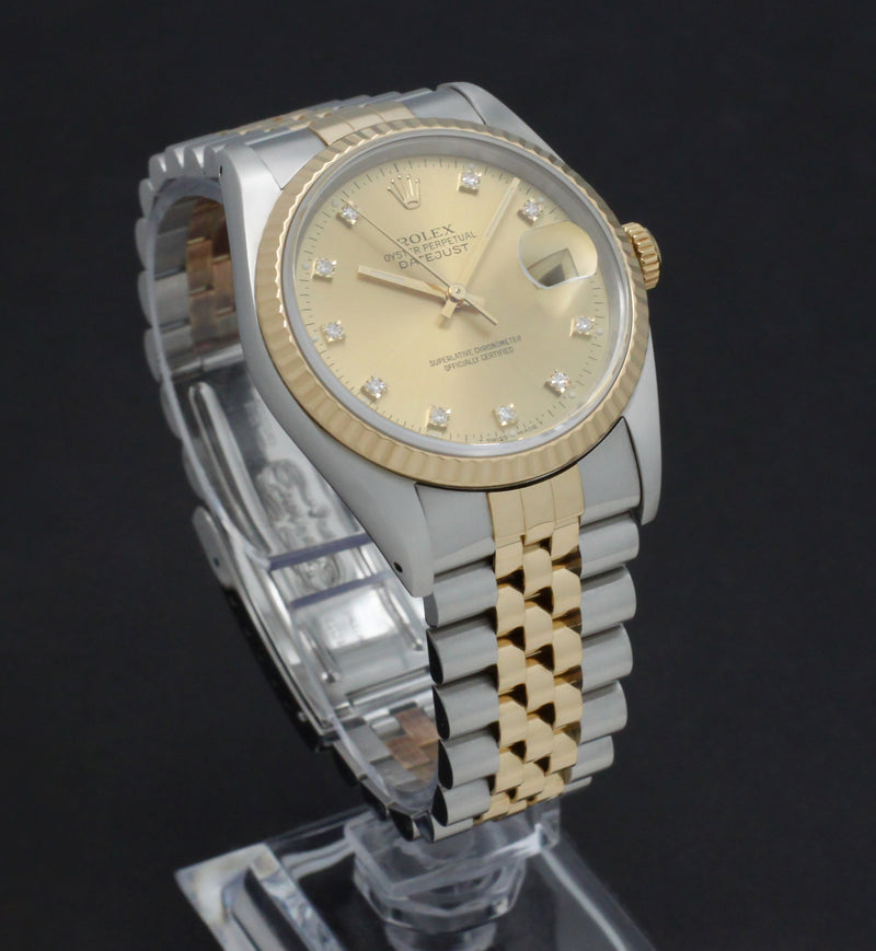 Rolex Datejust 16233G - 1991 - Rolex horloge - Rolex kopen - Rolex heren horloge - Trophies Watches