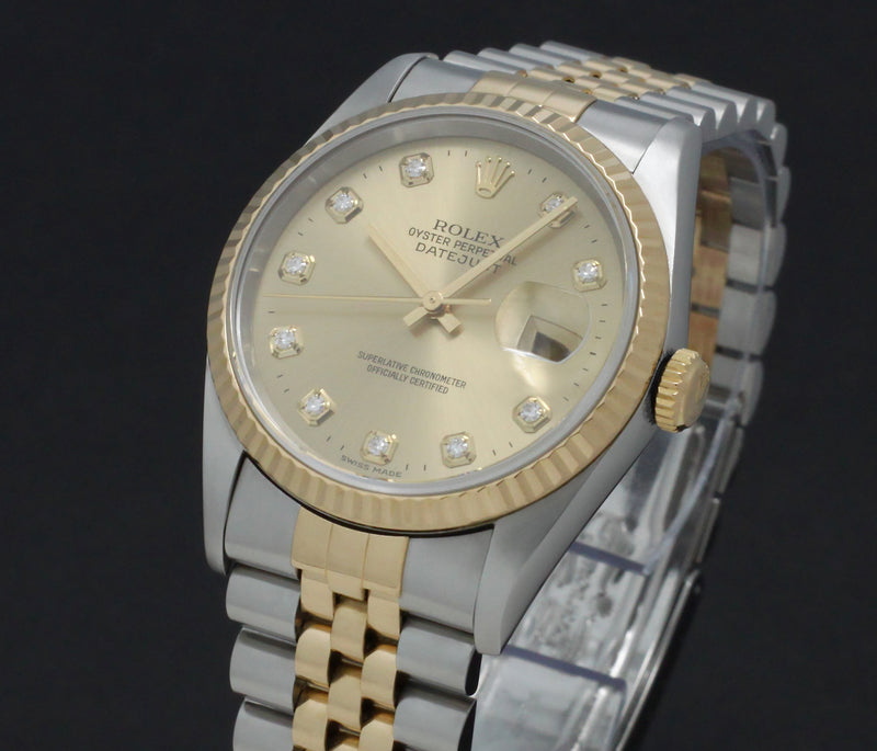 Rolex Datejust 16233G - 1997 - Rolex horloge - Rolex kopen - Rolex heren horloge - Trophies Watches