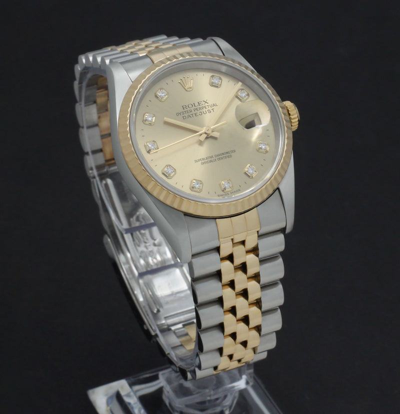 Rolex Datejust 16233G - 1997 - Rolex horloge - Rolex kopen - Rolex heren horloge - Trophies Watches