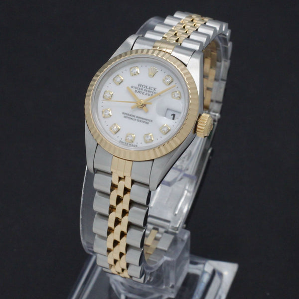 Rolex Lady-Datejust 69173G - 1998 - Rolex horloge - Rolex kopen - Rolex dames horloge - Trophies Watches