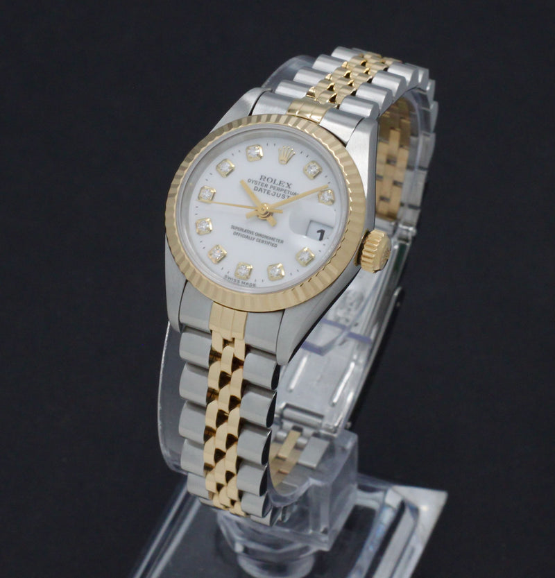 Rolex Lady-Datejust 69173G - 1998 - Rolex horloge - Rolex kopen - Rolex dames horloge - Trophies Watches