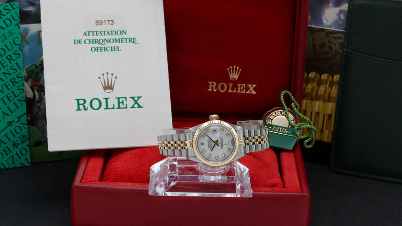 Rolex Lady-Datejust 69173G - 1998 - Rolex horloge - Rolex kopen - Rolex dames horloge - Trophies Watches