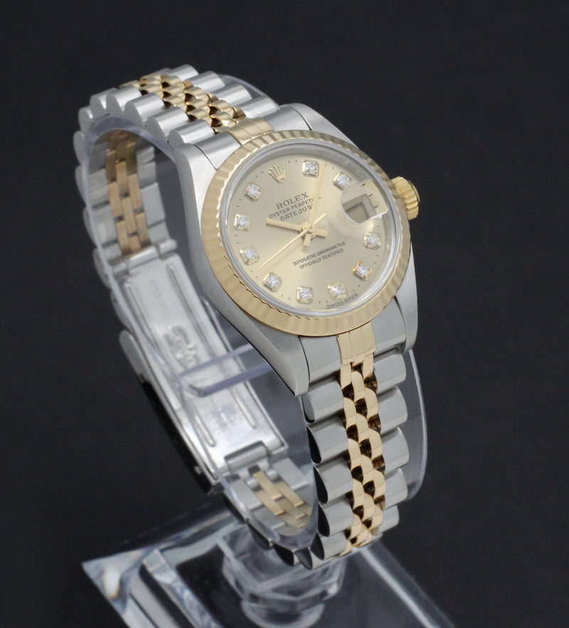 Rolex Lady-Datejust 69173G - 1998 - Rolex horloge - Rolex kopen - Rolex dames horloge - Trophies Watches