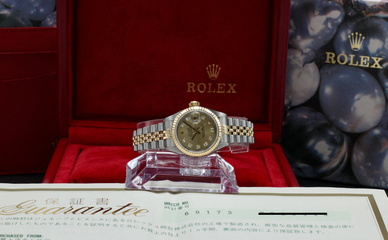 Rolex Lady-Datejust 69173G - 1998 - Rolex horloge - Rolex kopen - Rolex dames horloge - Trophies Watches