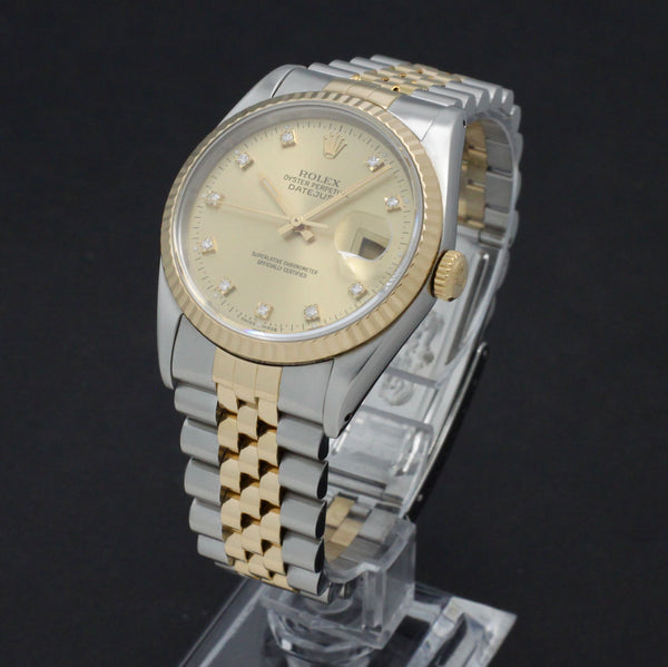 Rolex Datejust 16233G - 1991 - Rolex horloge - Rolex kopen - Rolex heren horloge - Trophies Watches