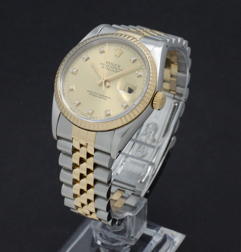 Rolex Datejust 16233G - 1991 - Rolex horloge - Rolex kopen - Rolex heren horloge - Trophies Watches