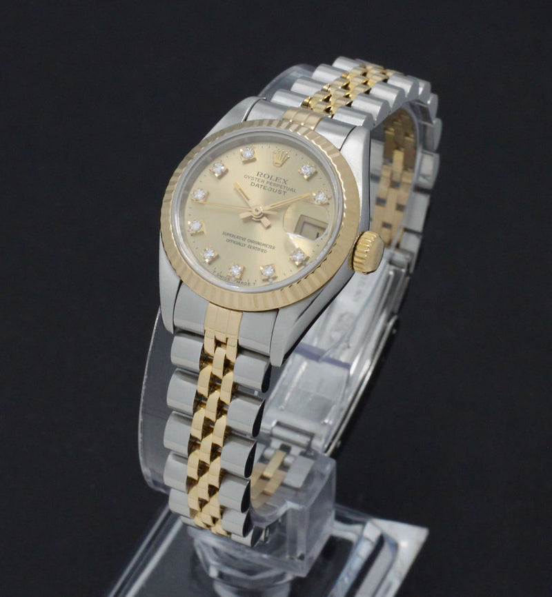 Rolex Lady-Datejust 69173G - 1994 - Rolex horloge - Rolex kopen - Rolex dames horloge - Trophies Watches