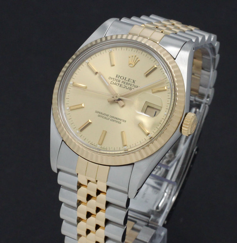 Rolex Datejust 16013 - 1986 - Rolex horloge - Rolex kopen - Rolex heren horloge - Trophies Watches