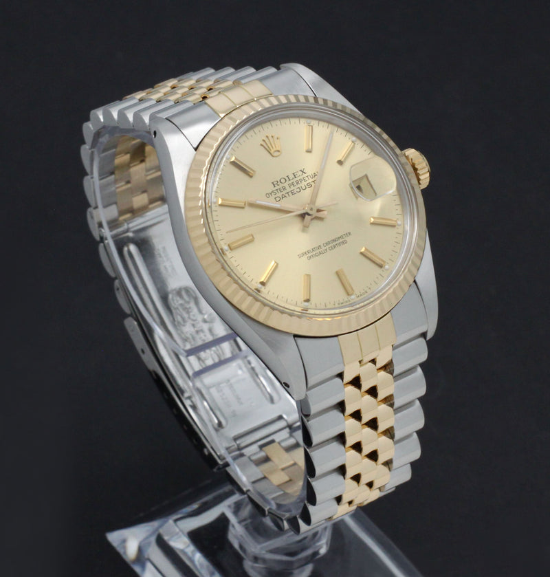 Rolex Datejust 16013 - 1986 - Rolex horloge - Rolex kopen - Rolex heren horloge - Trophies Watches