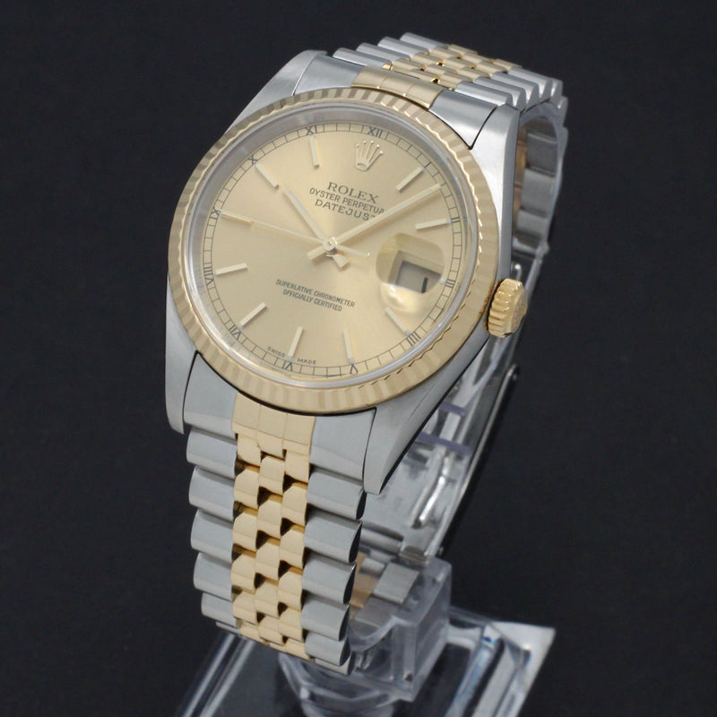 Rolex Datejust 16233 - 2002 - Rolex horloge - Rolex kopen - Rolex heren horloge - Trophies Watches