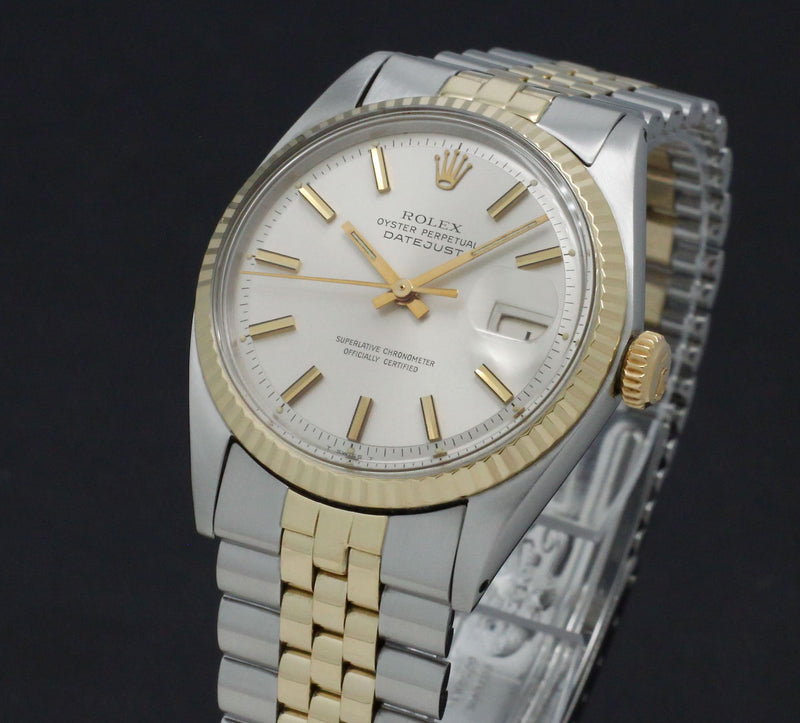 Rolex Datejust 1601 - 1972 - goud/staal - two/tone - Rolex horloge - Rolex kopen - Rolex heren horloge - Trophies Watches